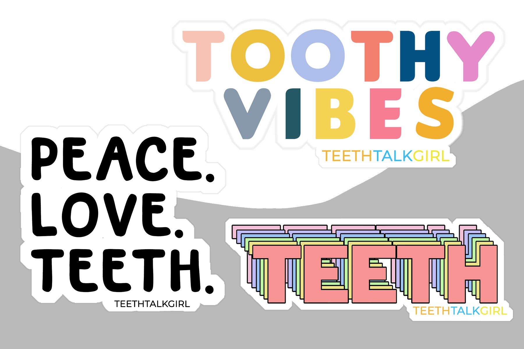 TeethTalkGirl Sticker Pack